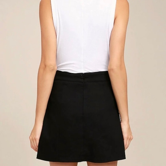 Lulus Don't Stop the Party Black Embroidered Mini Skirt - Picture 5 of 15